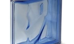 Bloco de vidro azul Produto Bloco de vidro azul