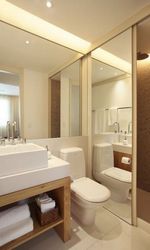 Produto Box banheiro espelhado