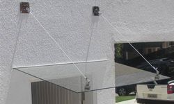 Produto Cobertura para porta de vidro