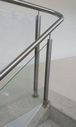 Corrimão em aço inox escovado Produto Corrimão em aço inox escovado