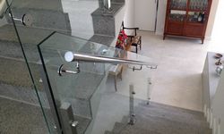 Corrimão inox com vidro Produto Corrimão inox com vidro