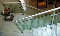 Produto Escadas vidro inox