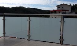 Produto Grades inox com vidro