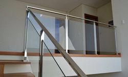 Guarda corpo inox quadrado Produto Guarda corpo inox quadrado