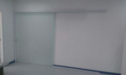 Produto Porta de vidro jateado