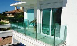 Sacada de inox com vidro Produto Sacada de inox com vidro