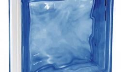 Tijolo de vidro azul Produto Tijolo de vidro azul