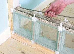 bloco de tijolo de vidro