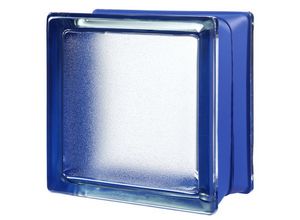 bloco de vidro azul