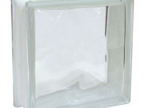 bloco de vidro ondulado