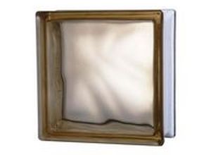 bloco de vidro wave 19x19cm incolor