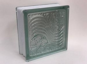 bloco de vidro wave