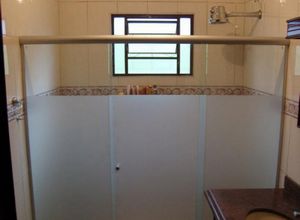 box de vidro jateado