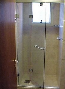 box de vidro sanfonado