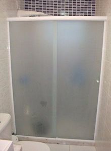 box para banheiro jateado