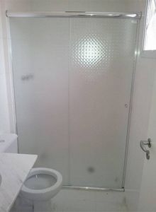 box para banheiro jateado