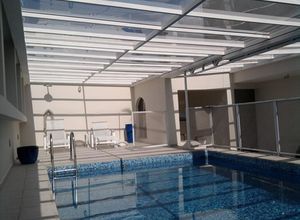 cobertura de vidro laminado