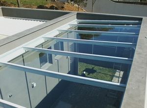 cobertura de vidro temperado