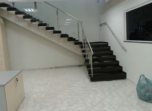 corrimão com vidro para escada