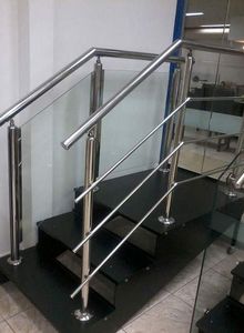 corrimão de aço inox