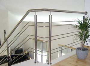 corrimão de inox para escada