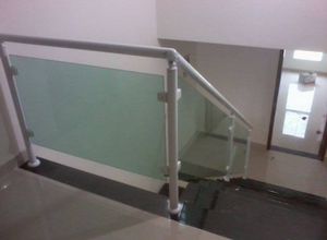 corrimão de vidro para escada preço