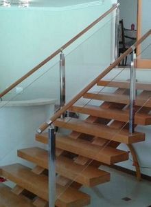 corrimão de vidro para escada preço