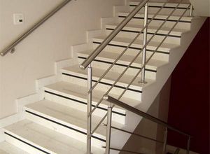 corrimão em aço inox