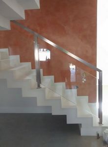 corrimão inox é vidro