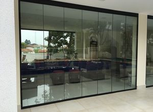 fechamento com vidro