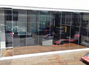 fechamento com vidro