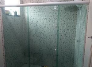 fechamento de vidro temperado