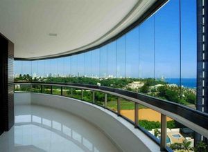 fechamento em vidro temperado