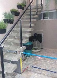 guarda corpo de escada em alumínio