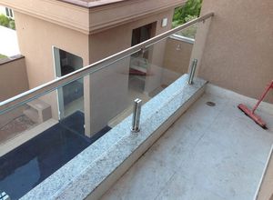 guarda corpo vidro inox