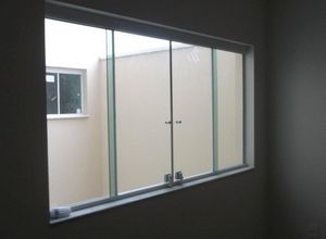 janelas de vidro de correr