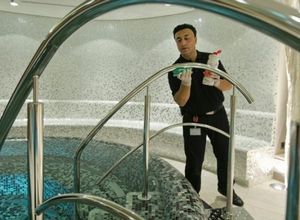 limpar corrimão de inox