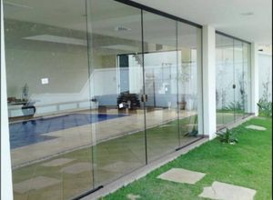 porta de correr de vidro