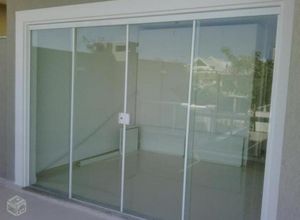 porta de correr vidro temperado