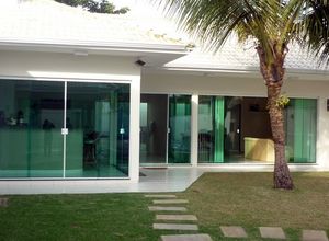 porta de vidro de casa