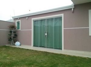 porta de vidro fachada