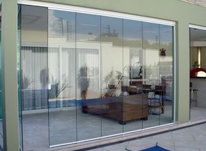 porta de vidro para varanda