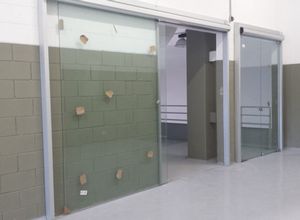porta de vidro sala comercial