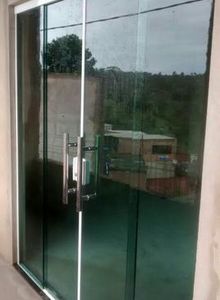 porta janela vidro temperado