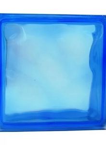 tijolo de vidro azul