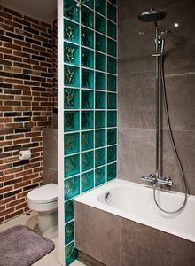 tijolo de vidro fumê