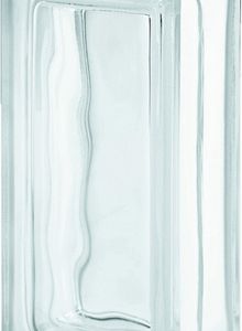 tijolo de vidro incolor