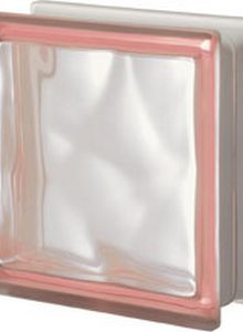 tijolo de vidro rosa
