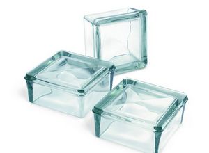 tijolo de vidro tamanho