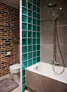 tijolo de vidro verde